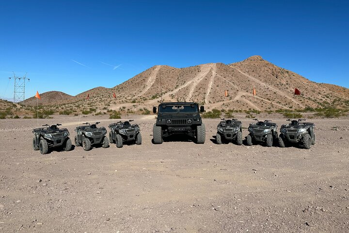 Combo Military Hummer H1 & ATV Tour - Mojave Desert